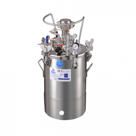 Drucktank 20L mit Rührwerk aus Edelstahl