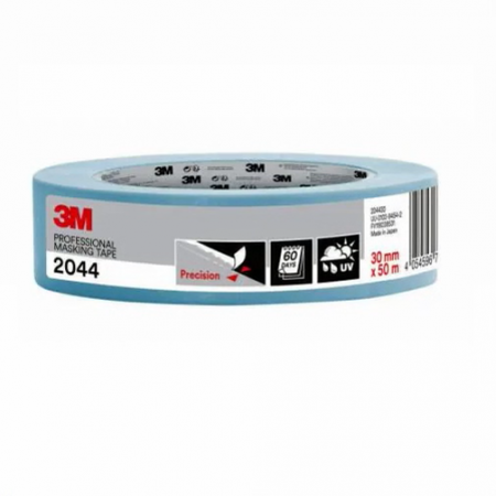 3M Malerabdeckband 2044 in hellblau für scharfe Farbkanten.