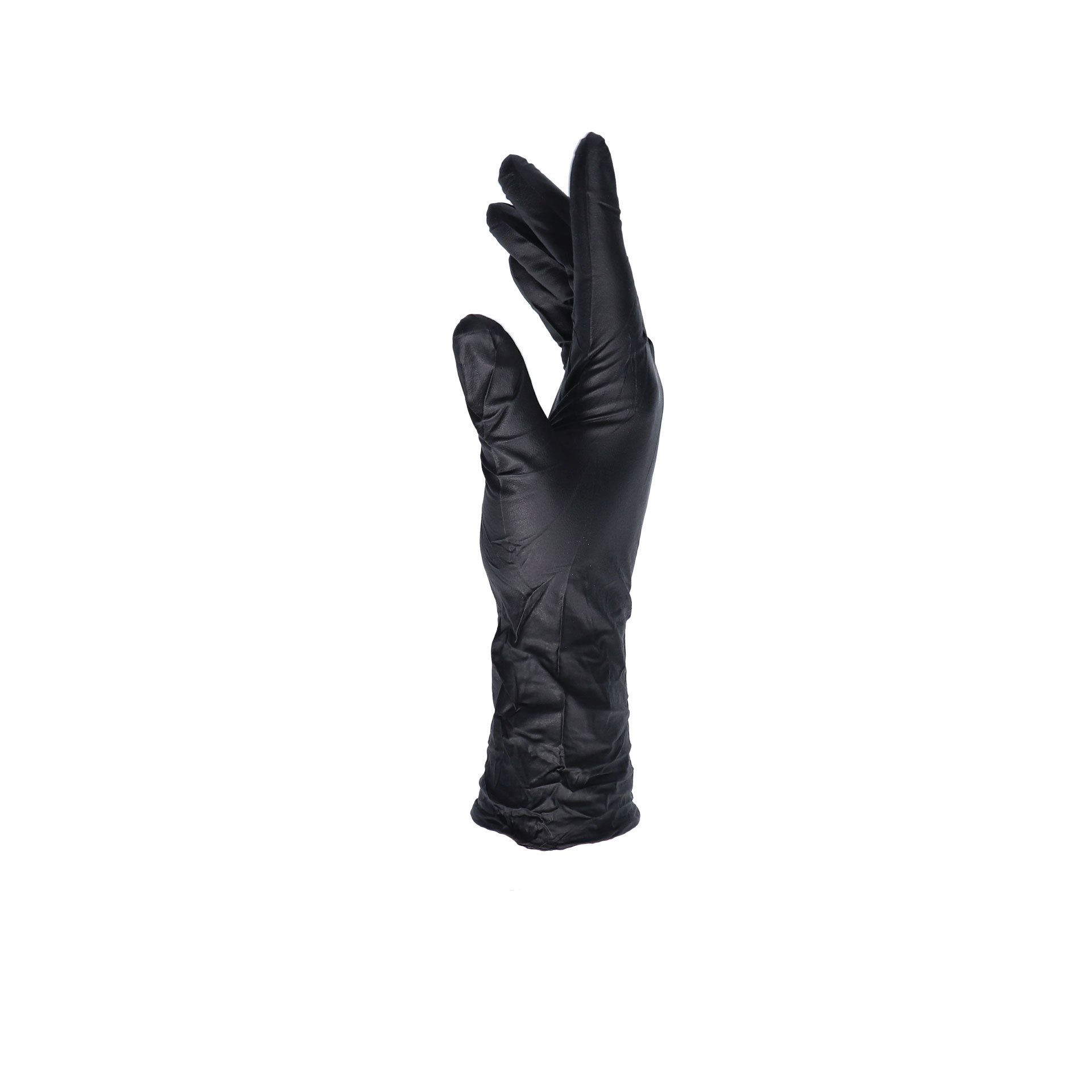 FINIXA Nitril Einweg-Handschuhe in Schwarz für hohen Schutz.