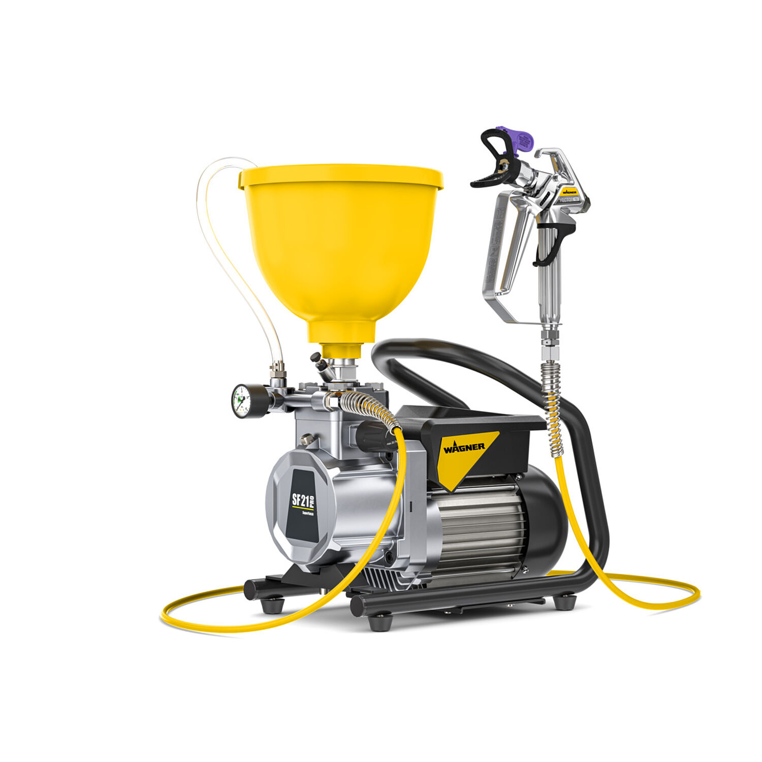 WAGNER SuperFinish 21 Pro – kompakte Membranpumpe für Airless Lackierarbeiten