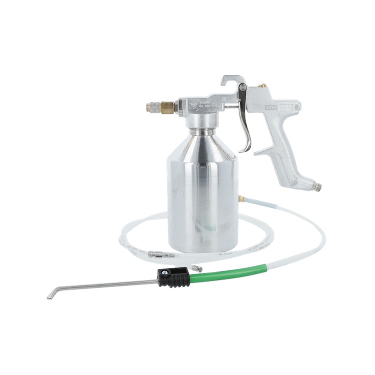 SATA HRS Druckbecherpistole 1 l inkl. flexible Nylon- und Hakensonde